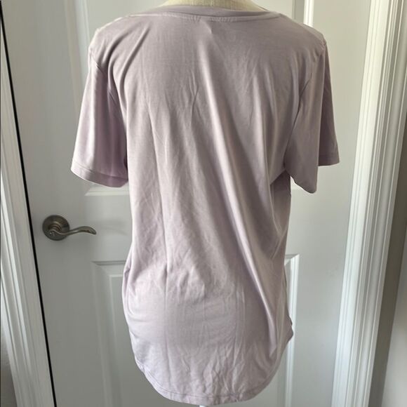 Athleta Purple Short Sleeve Relaxed T-Shirt NWOT - Picture 5 of 5